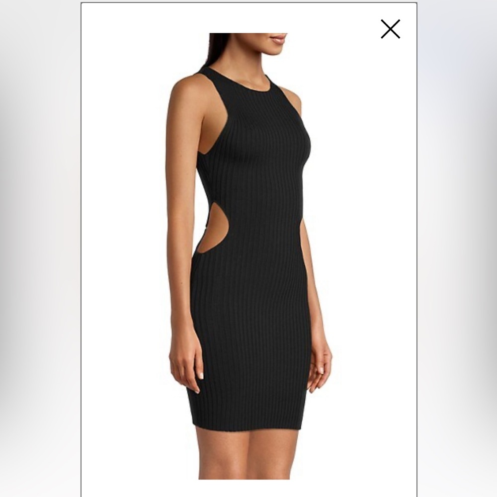 Bec & Bridge Alexis Rib-Knit Cut-Out Body-Con Minidress size Medium - Picture 3 of 4